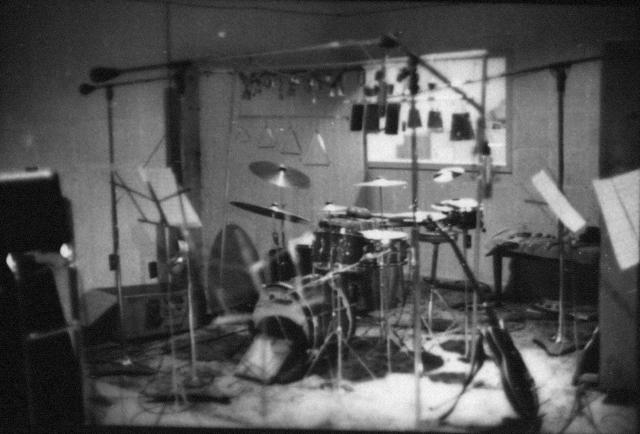 David's percussion rack